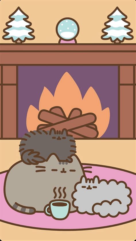 Best Of Wallpaper Pusheen Winter Wallpaper