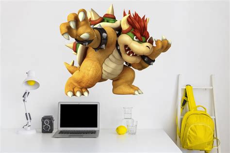 Super Smash Bowser Mario Bros Craft Wall Decal Wall Mural Stickers ...