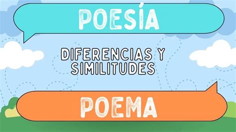 Diferencias entre poesía y poema