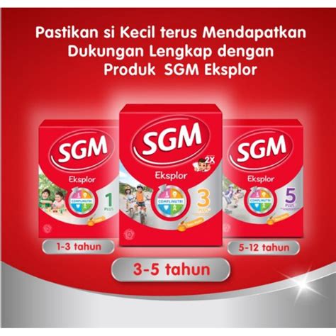 Jual Sgm Eksplor Ananda Dan Susu Madu Dan Vanila Box Gr