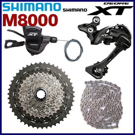 Shimano XT M8000 SLX M7000 1x11 Speed Groupset For MTB Bicycle M8000