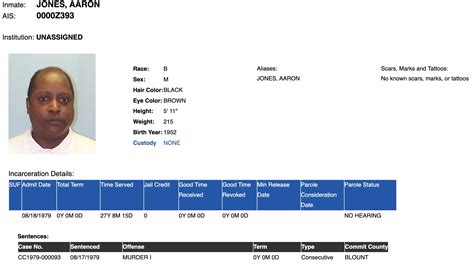 Alabama Inmate Search – AL DOC Offender Lookup