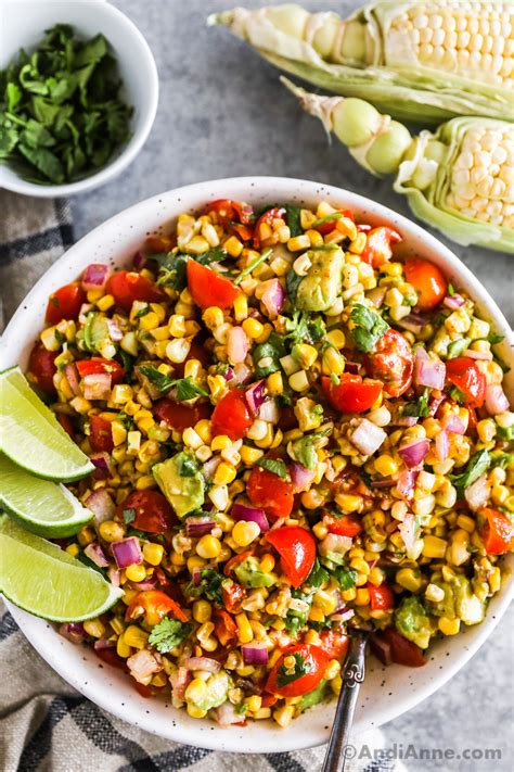 Corn Tomato Avocado Salad