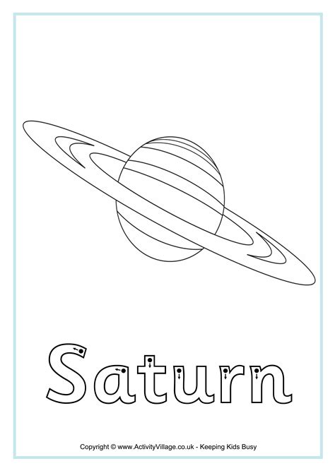 Saturn Finger Tracing