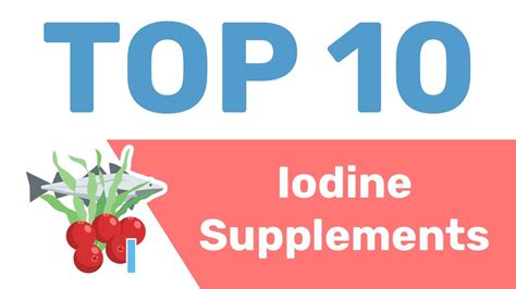 10 Best Iodine Supplements To Consider Youtube