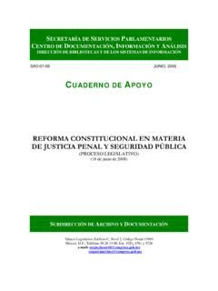 REFORMA CONSTITUCIONAL EN MATERIA DE JUSTICIA Reforma