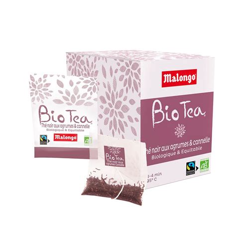 Thé noir aux agrumes et cannelle bio en sachet Malongo La Redoute