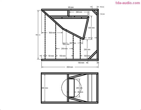 Bass Horn четежи 1 Plans 6 12er Kurzhorn