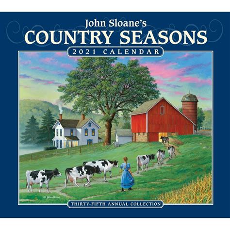 John Sloane's Country Seasons 2021 Deluxe Wall Calendar (Other ...