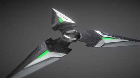 Genji S Shuriken D Model By Gruz D Heycrosscut Bf B Sketchfab