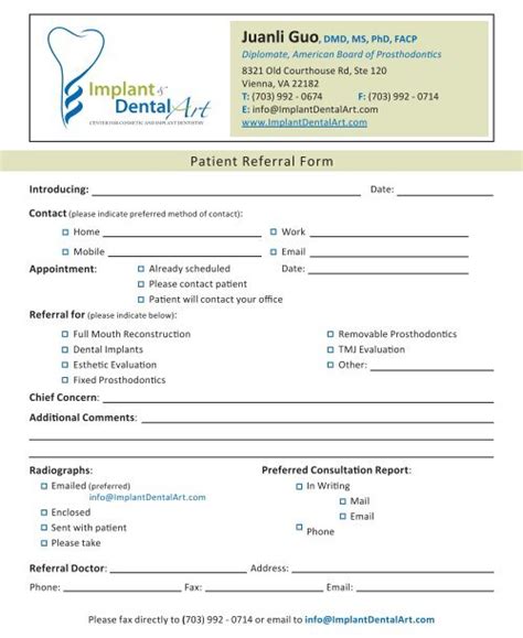 Patient Referral Form