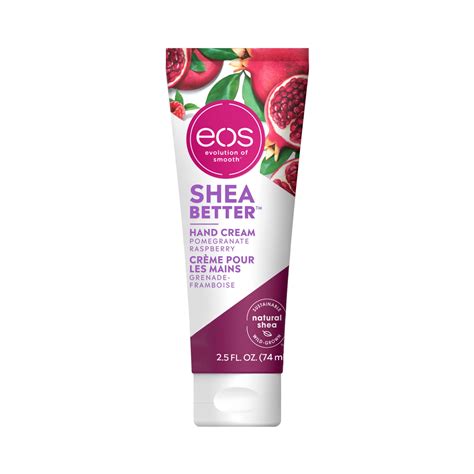 Eos Shea Better Hand Cream Pomegranate Raspberry 24 Hour Moisture Lasts Through Hand Washing