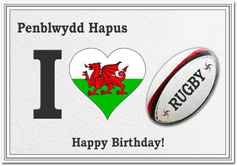 Welsh Birthday Cards Penblwydd Hapus Bilingual Happy Birthday