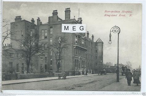 London Hackney Kingsland Road Metropolitan Hospital Old Postcard