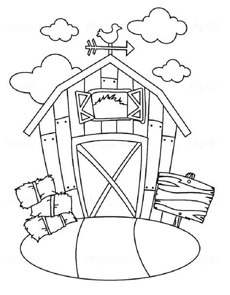 Barn Coloring Pages (Free Printable PDF)