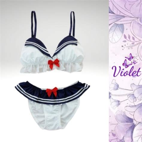 Jual Update Populer Violet Lingerie Seksi Wanita Kostum Seragam Pelaut