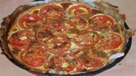 Quiche Aux Tomates Au Thon Et à La Moutarde Recette Facile