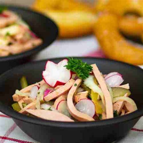 Bavarian Wurst Salad And Swiss Wurst Salad ⋆ My German Recipes