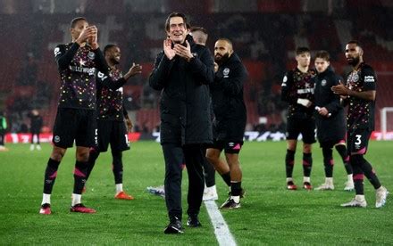 Brentford Manager Thomas Frank Celebrates Editorial Stock Photo Stock