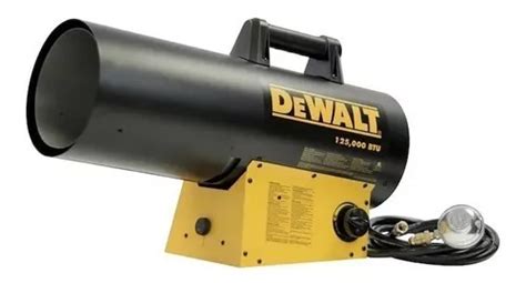 Aquecedor De Propano De Ar For Ado Dewalt Btu Cor Preta