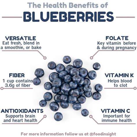 The Health Benefits Of Blueberries