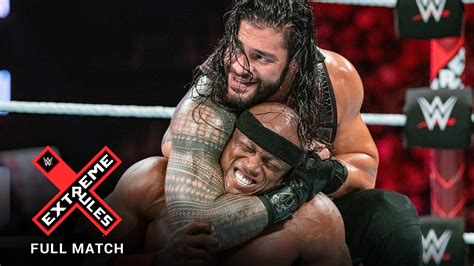 Full Match Bobby Lashley Vs Roman Reigns Extreme Rules 2018 Youtube