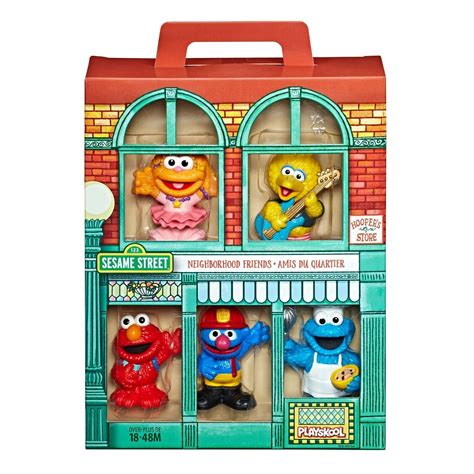 Sesame Street Neighborhood Friends Mini Figures Pack New