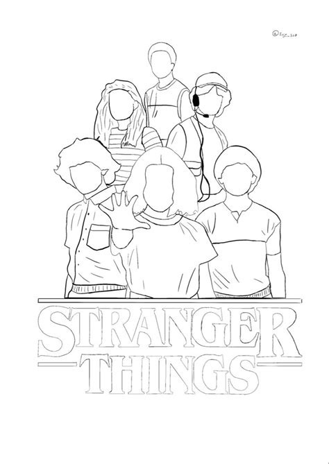 Stranger Things Coloring Pages Disegni Pennarelli Disegni Da