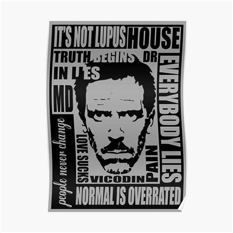 "House MD" Poster for Sale by kurticide | Redbubble