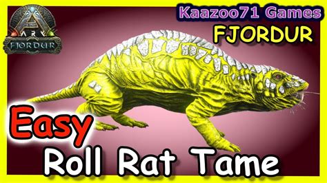 Easy Roll Rat Tame Ark Fjordur Youtube