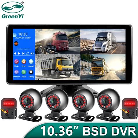 Greenyi Inch Ch Smart Blind Spot Radar Bsd Alarm Truck Bus Car