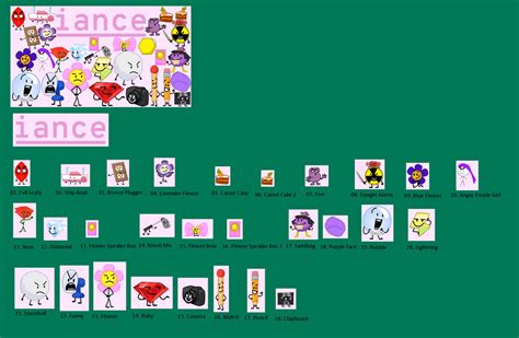 Image - ALL BFB CHARACTERS IN BFB TEAMS - iance Se by Abbysek on DeviantArt