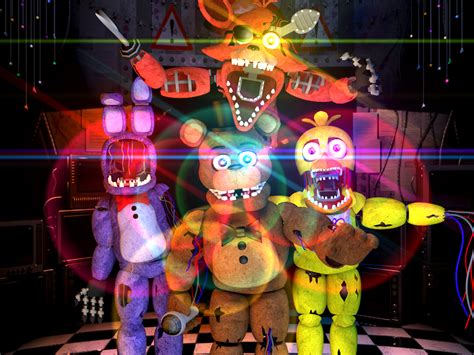 Fnaf Olds Animatronics By Nathanzicaoficial On Deviantart