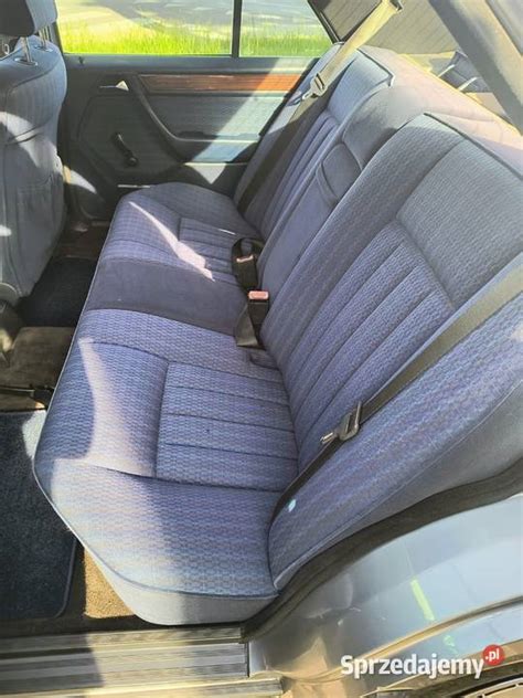 Mercedes Benz W124 Fotele Boczki Niebieskie Granat Interior W124