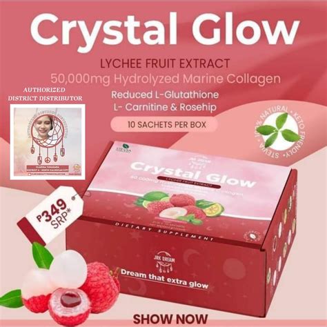 JRK Dream Crystal Glow Collagen Drinks 10 Sachets Box 210G Shopee