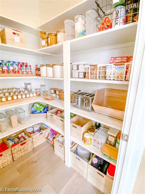 Organized Walk In Pantry