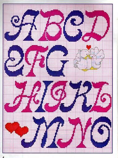 Gallery ru Фото 3 kanaviçe 2 yeditepe Cross stitch alphabet