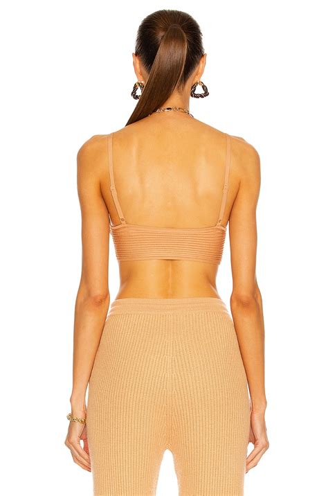 SIMKHAI Linden Bralette In Butterscotch FWRD