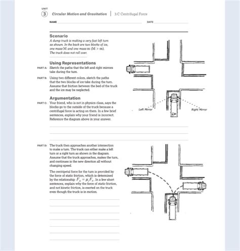 Solved 3 Circular Motion And Gravitation 3c Centrifugal