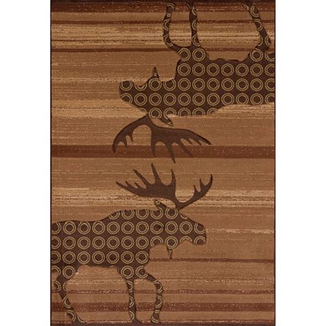 Toffee Urban Moose Area Rugs