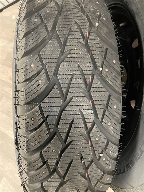 Winter Tires Studded On 16 Rims Like New Tires And Rims Calgary