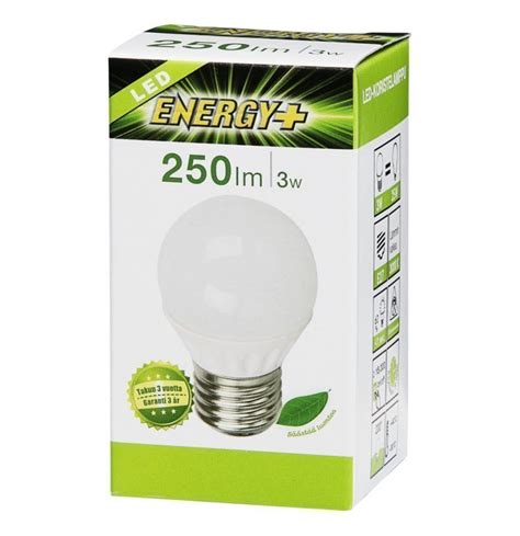 Energy Led Lamppu Koriste 3w E27 250lm Valaisinkauppa24 Fi