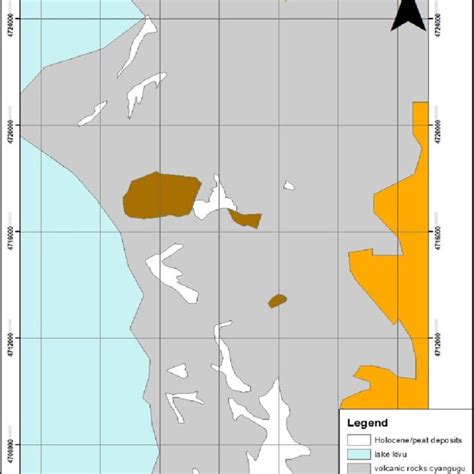 Study area map depicting rocks and peat deposits distribution in Rusizi... | Download Scientific ...