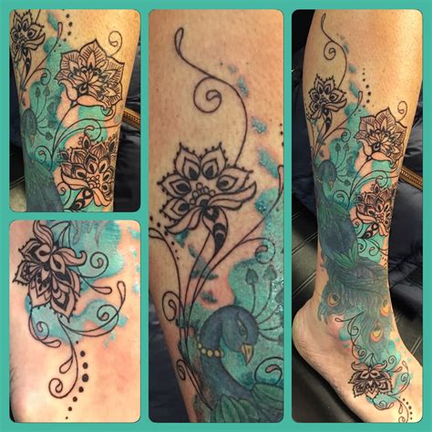 Color Lower Leg Tattoo Jenny Clark TrueArtists