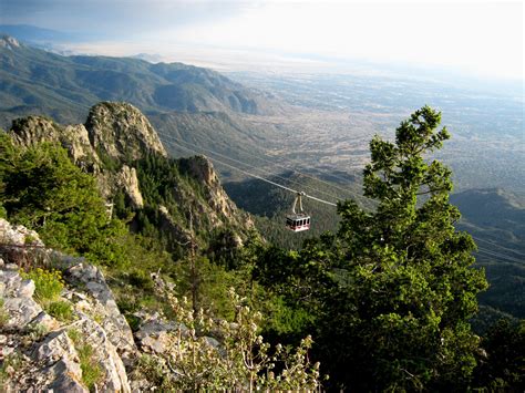 Sandia Peak Just East Of Albuquerque Nm 10378 Feet To The Top