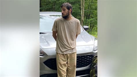 New Photos Show Fugitive Murder Suspect Michael Burham During Arrest At Gunpoint Fox News