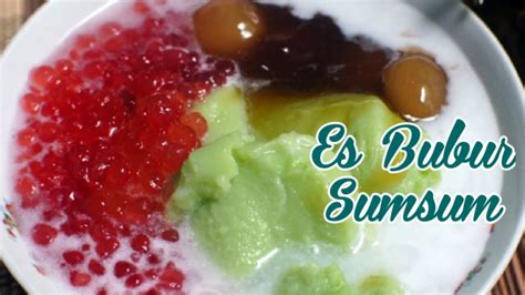 Resep Es Bubur Sumsum Candil Sagu Mutiara Youtube