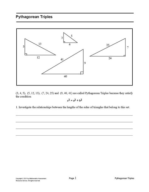 Questions On Pythagorean Triples