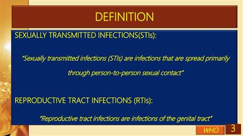 Sexaually Transmitted Infections And Reproductive Tract Infections