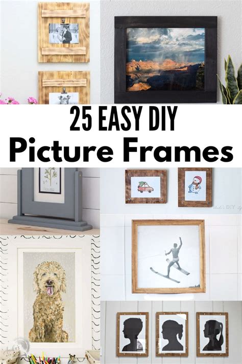 25 Easy Diy Wood Picture Frame Ideas Anikas Diy Life